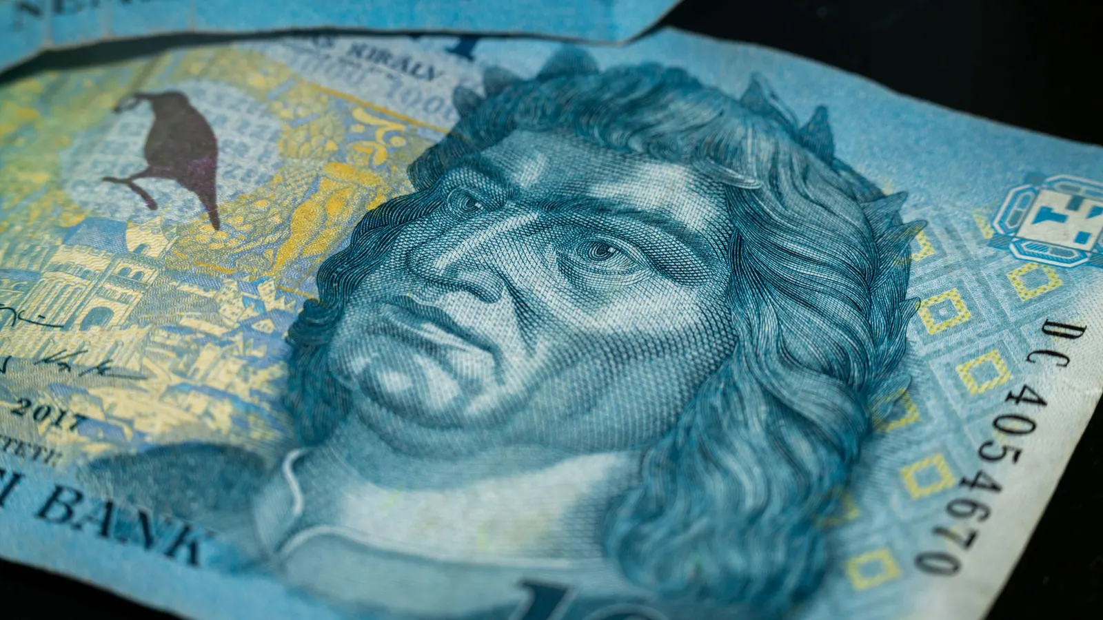 Forintbankjegyek közelről
